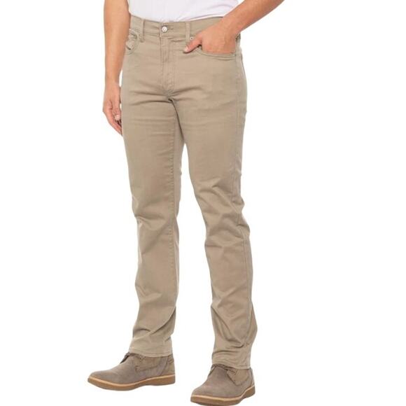 Lucky Brand Beige 121 Heritage Slim Chino Pants Mens 36x30 Mid Rise Classic Fit - Picture 1 of 15